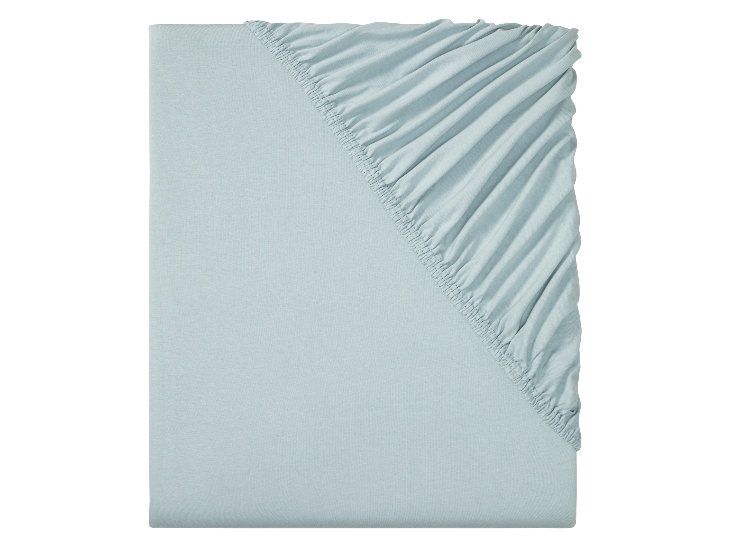 Livarno home Prześcieradło z dżerseju z gumką, 140-160 x 200 cm Miętowy
