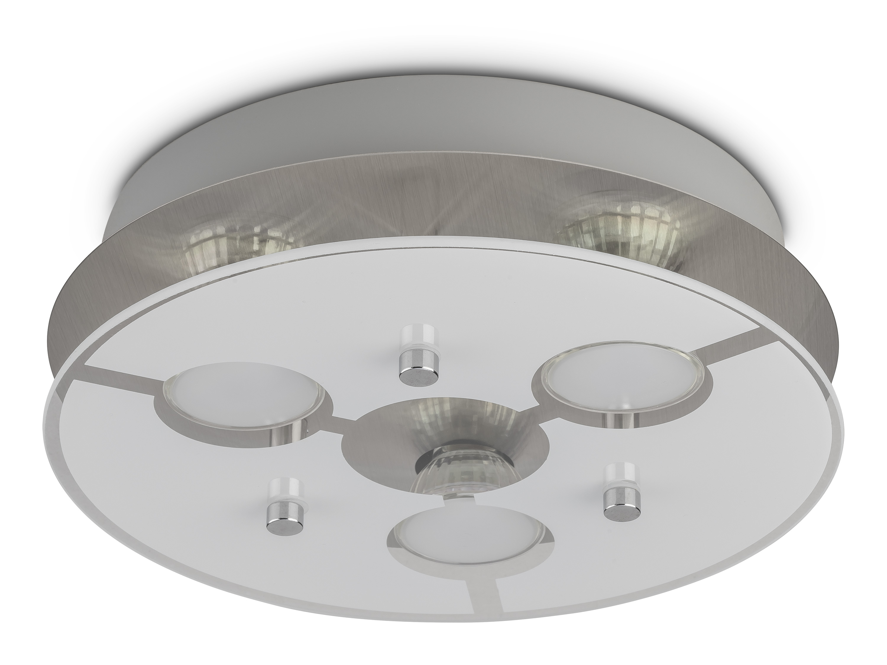 Livarno home Lampa sufitowa Led, 3 żarówki, 4,6 W Okrągły