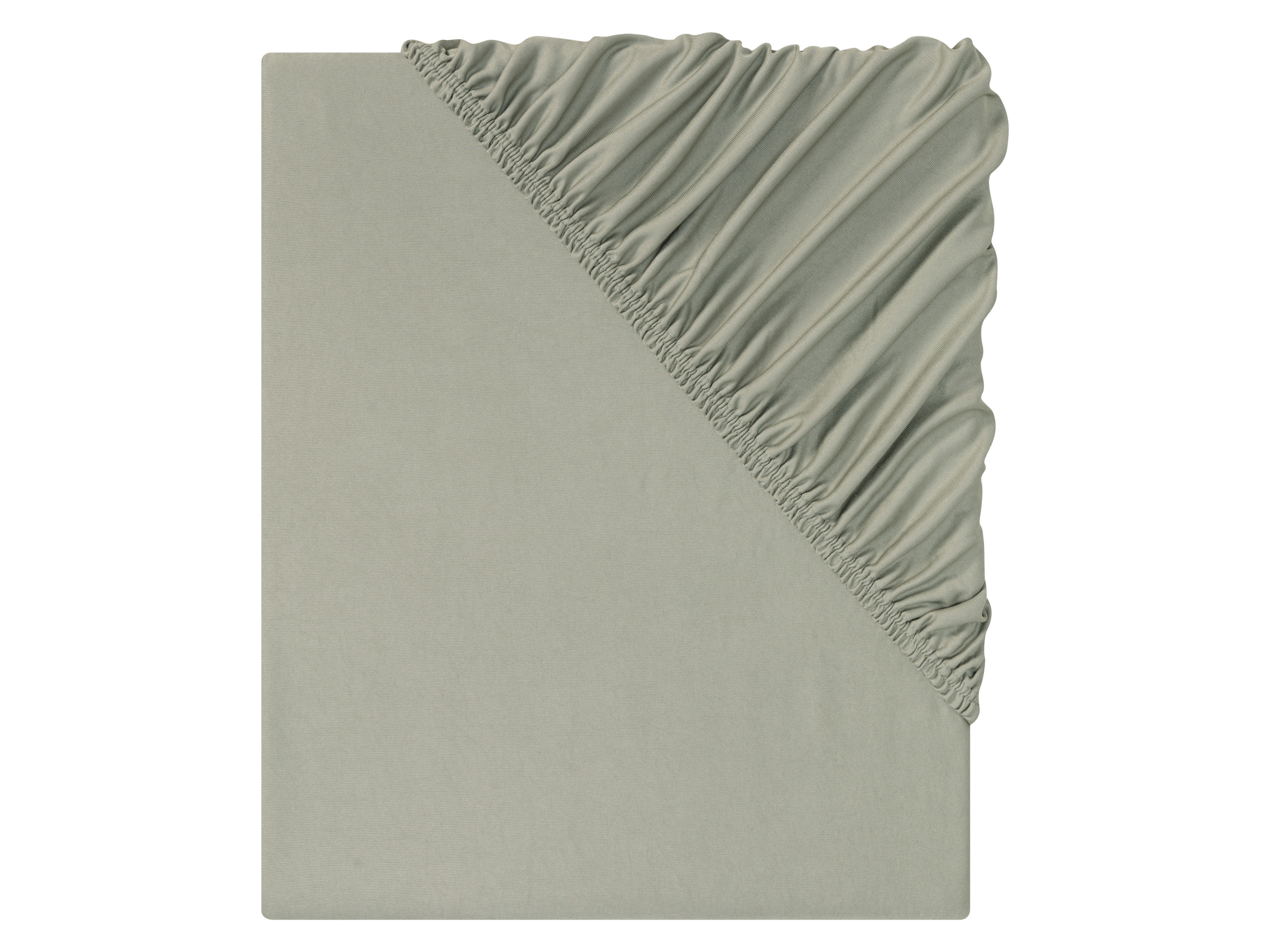 Livarno home Prześcieradło z mikrowłókna z gumką, 180-200 x 200 cm Zielony