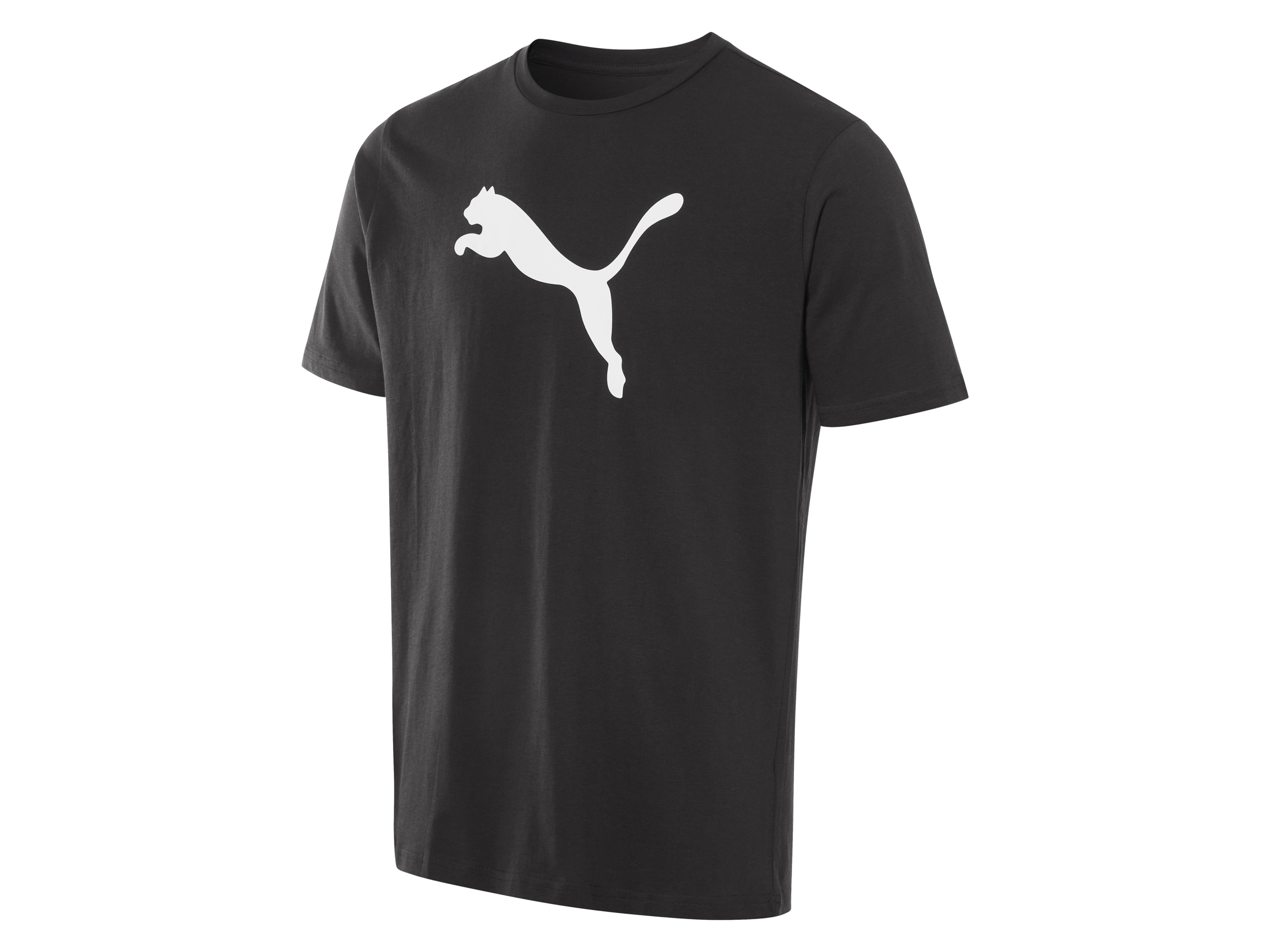 Puma Koszulka męska z dużym logo S, Czarny