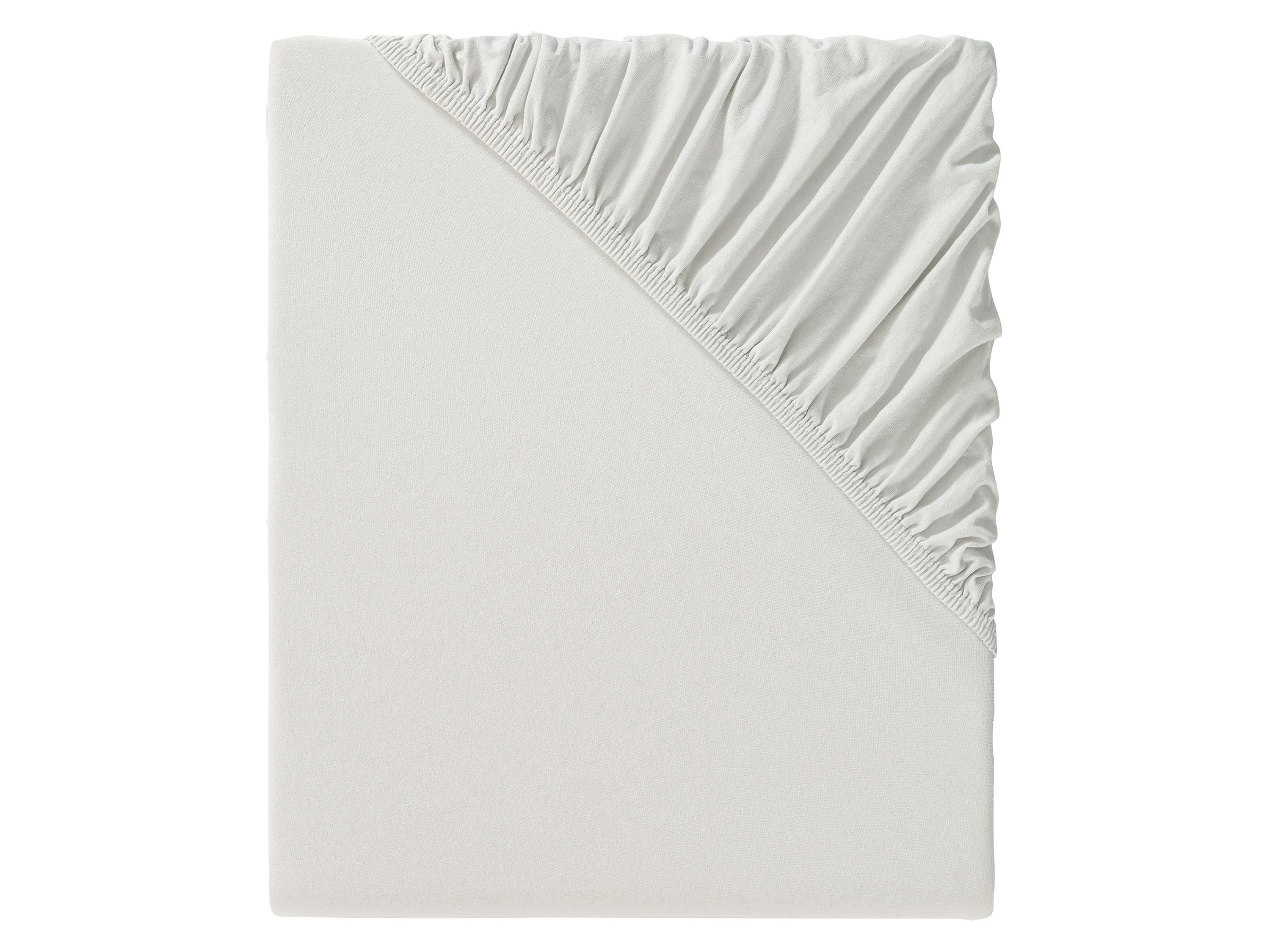 Livarno home Prześcieradło z dżerseju z gumką bi-elastic, 180-200 x 200 cm Jasnoszary