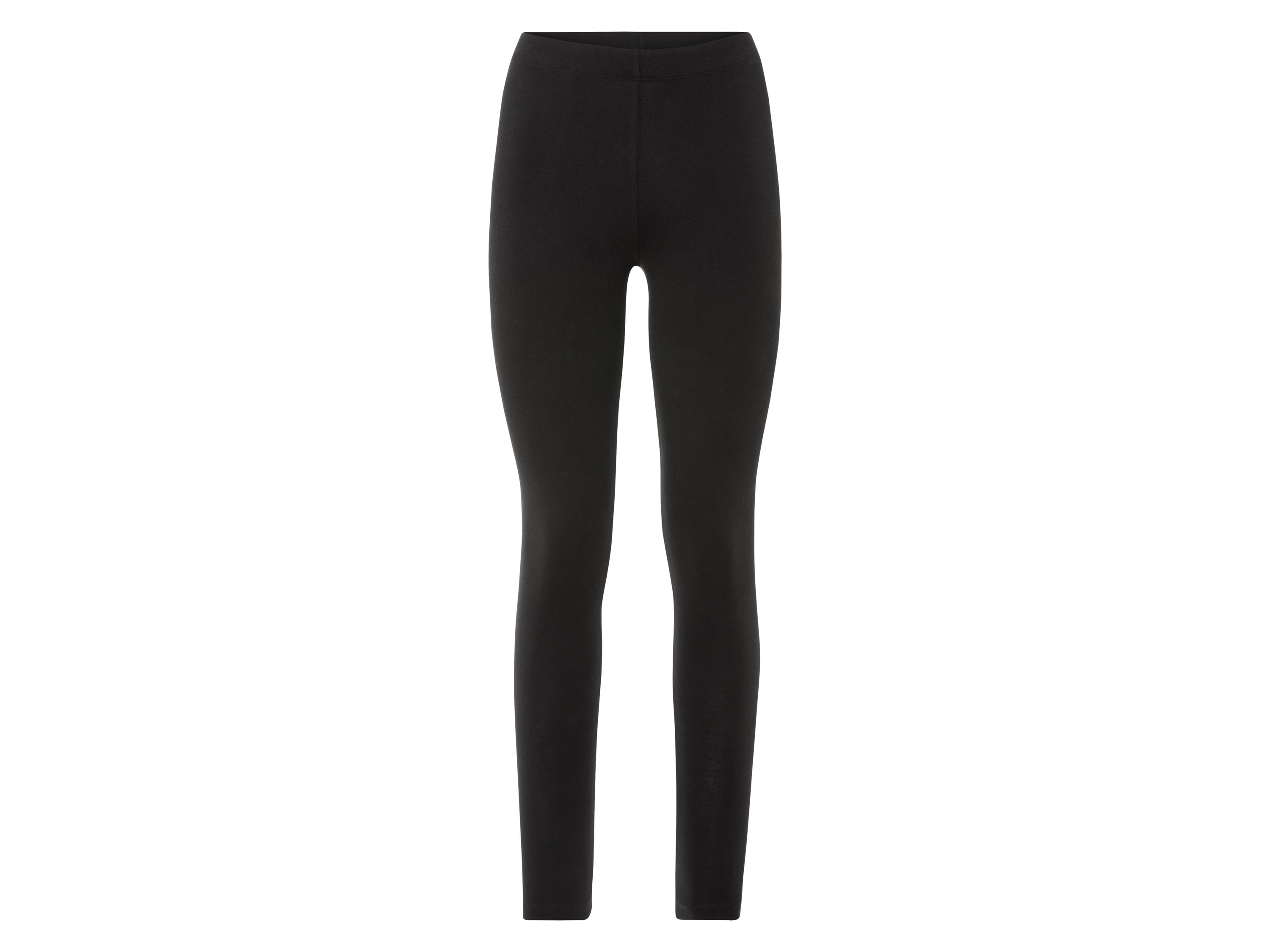 esmara Legginsy damskie z bawełny organicznej S 36/38, Czarny