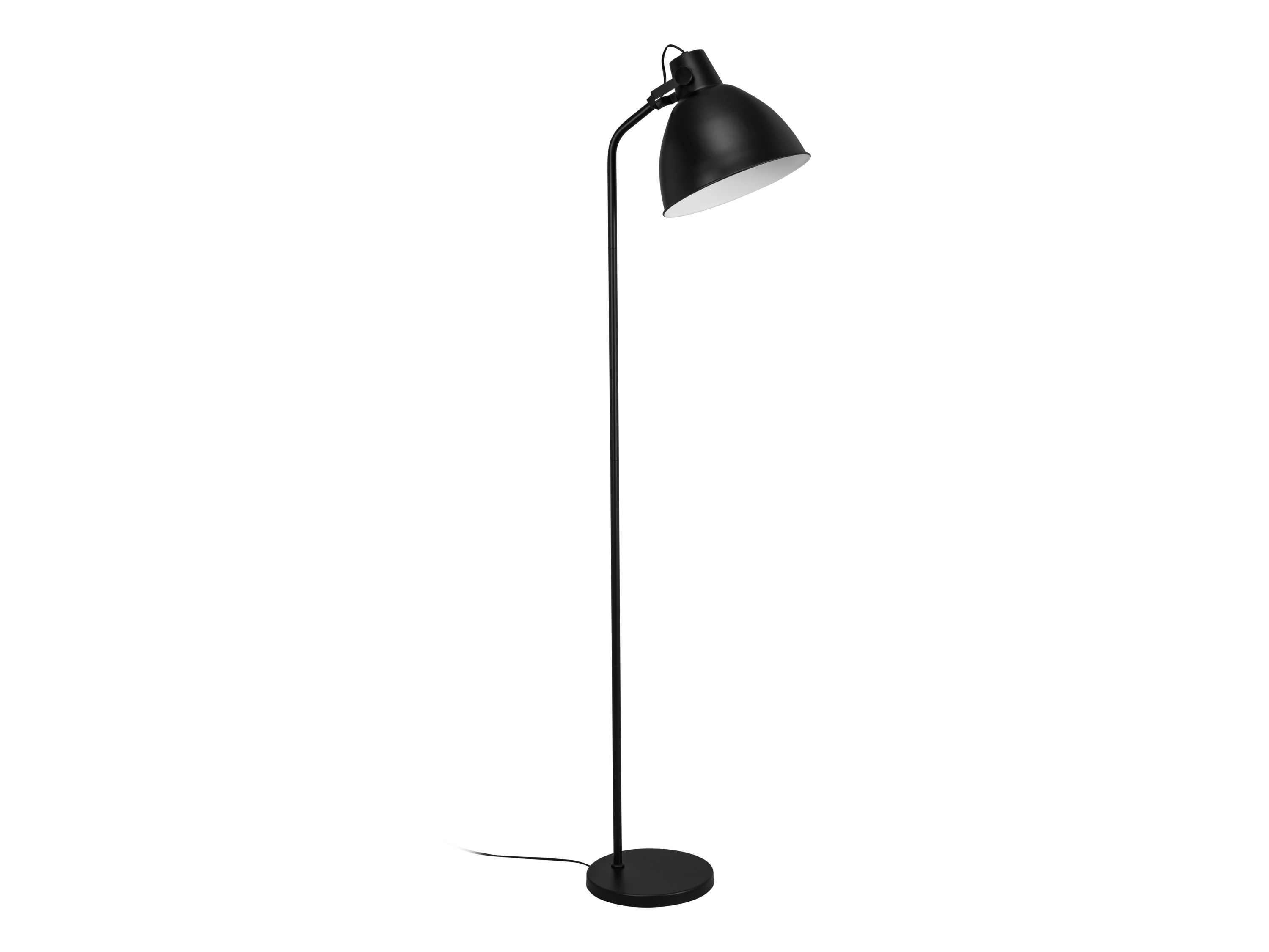 Livarno home Lampa stojąca LED z regulowanym kloszem Czarny