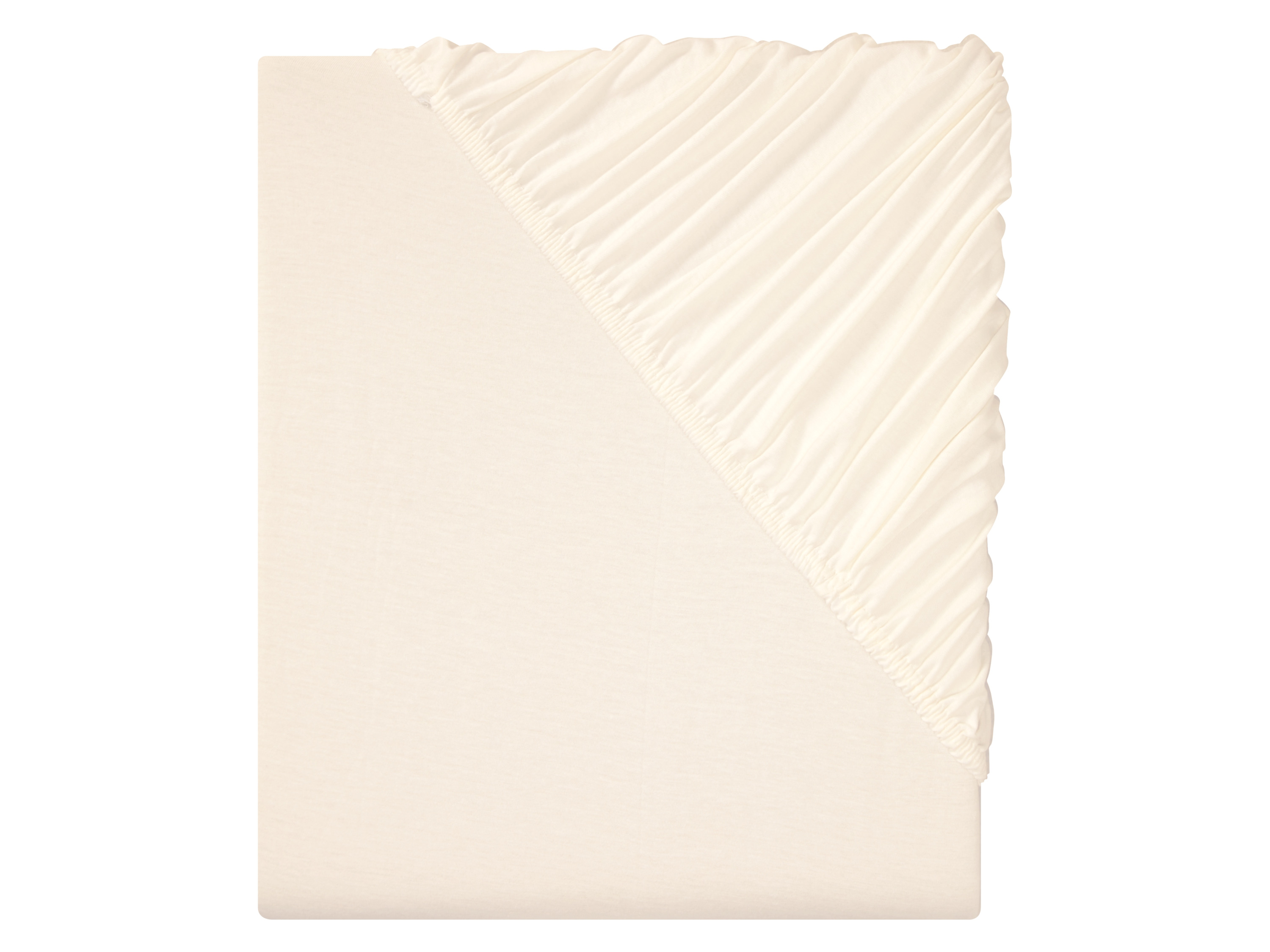 Livarno home Prześcieradło z dżerseju z gumką 140-160 x 200 cm Beżowy