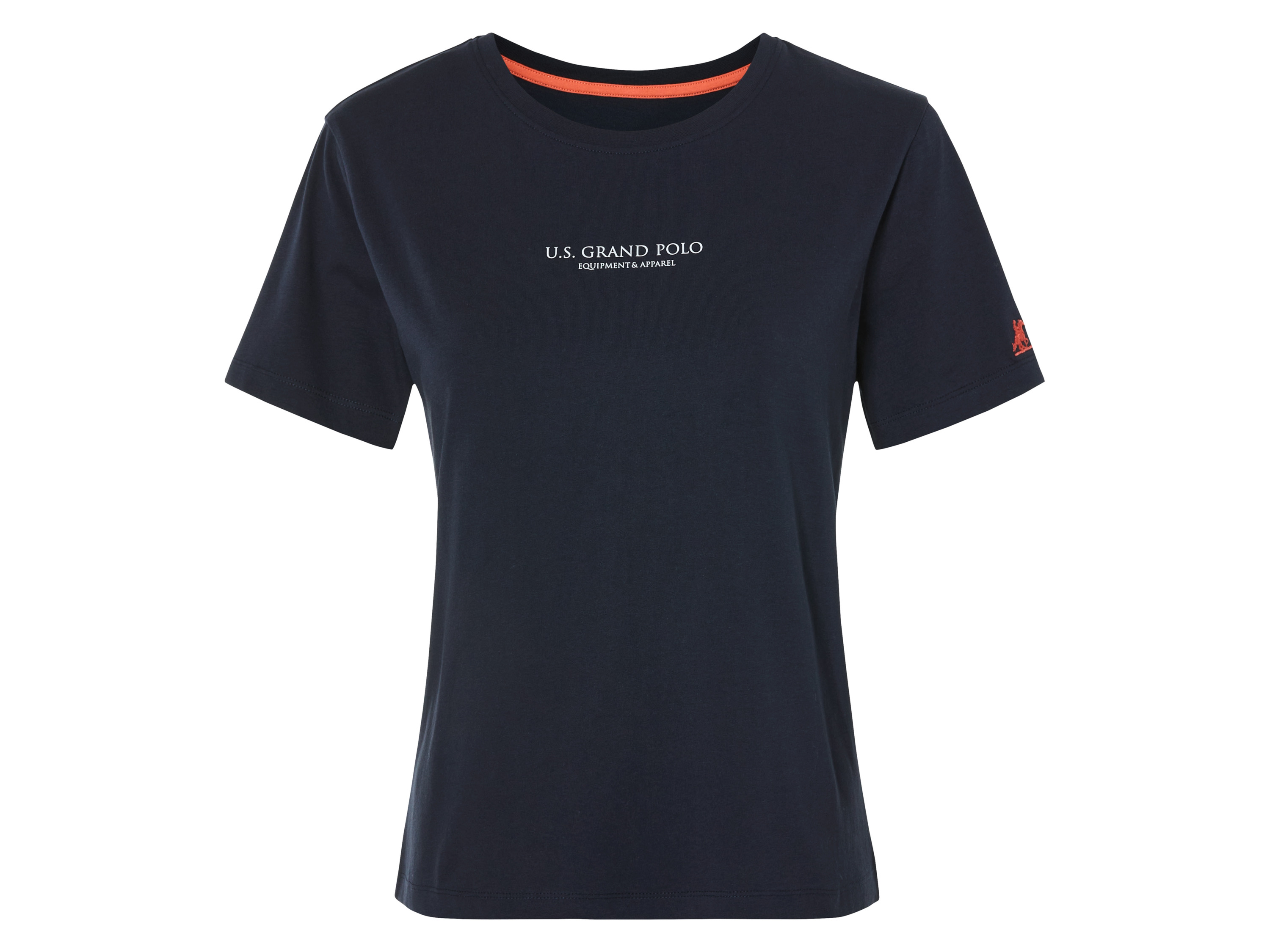esmara x Grand Polo T-shirt damski z bawełny Granatowy, S 36/38