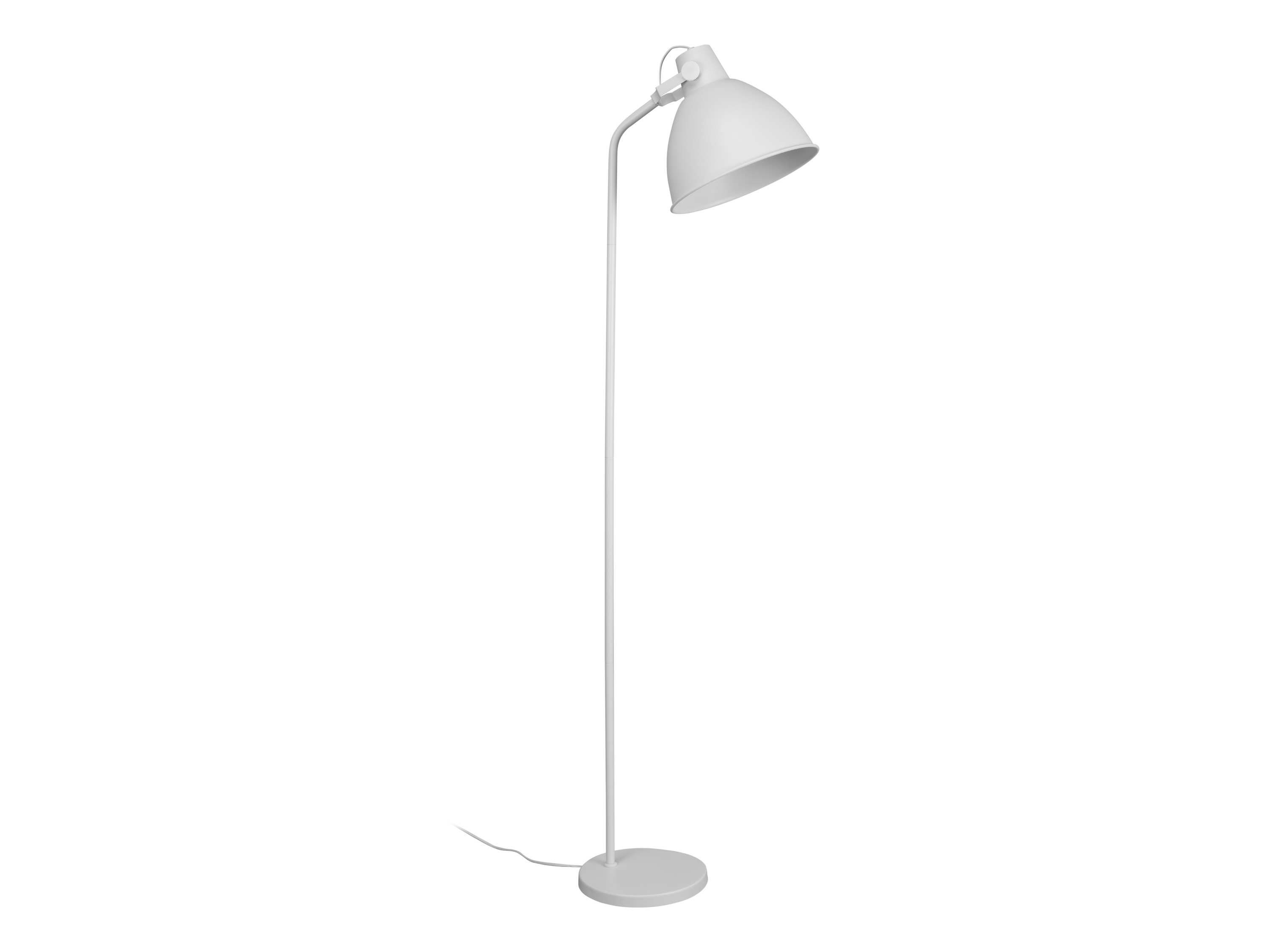 Livarno home Lampa stojąca LED z regulowanym kloszem Biały