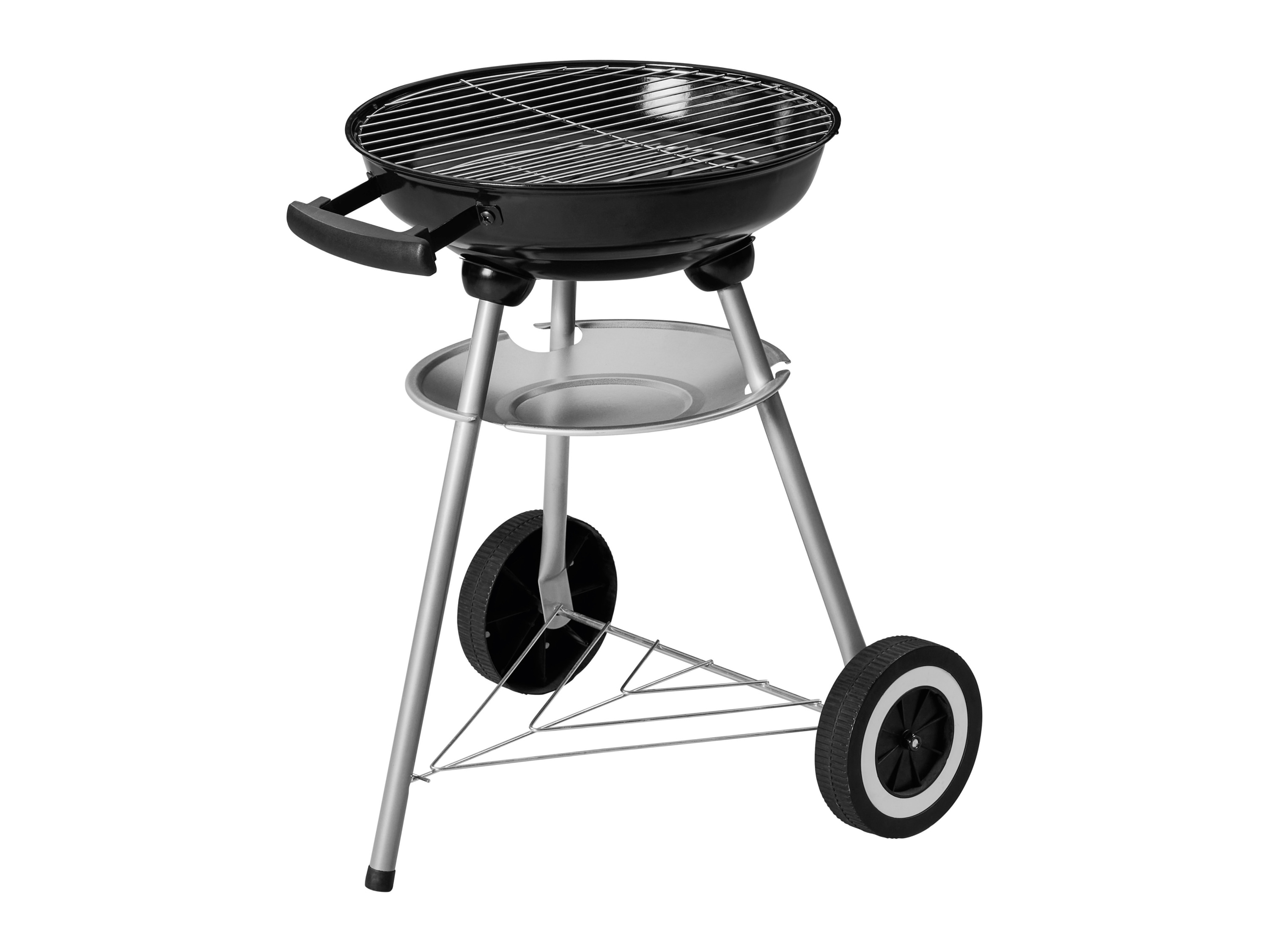 Grillmeister Grill kulisty z pokrywą, Ø 34 cm