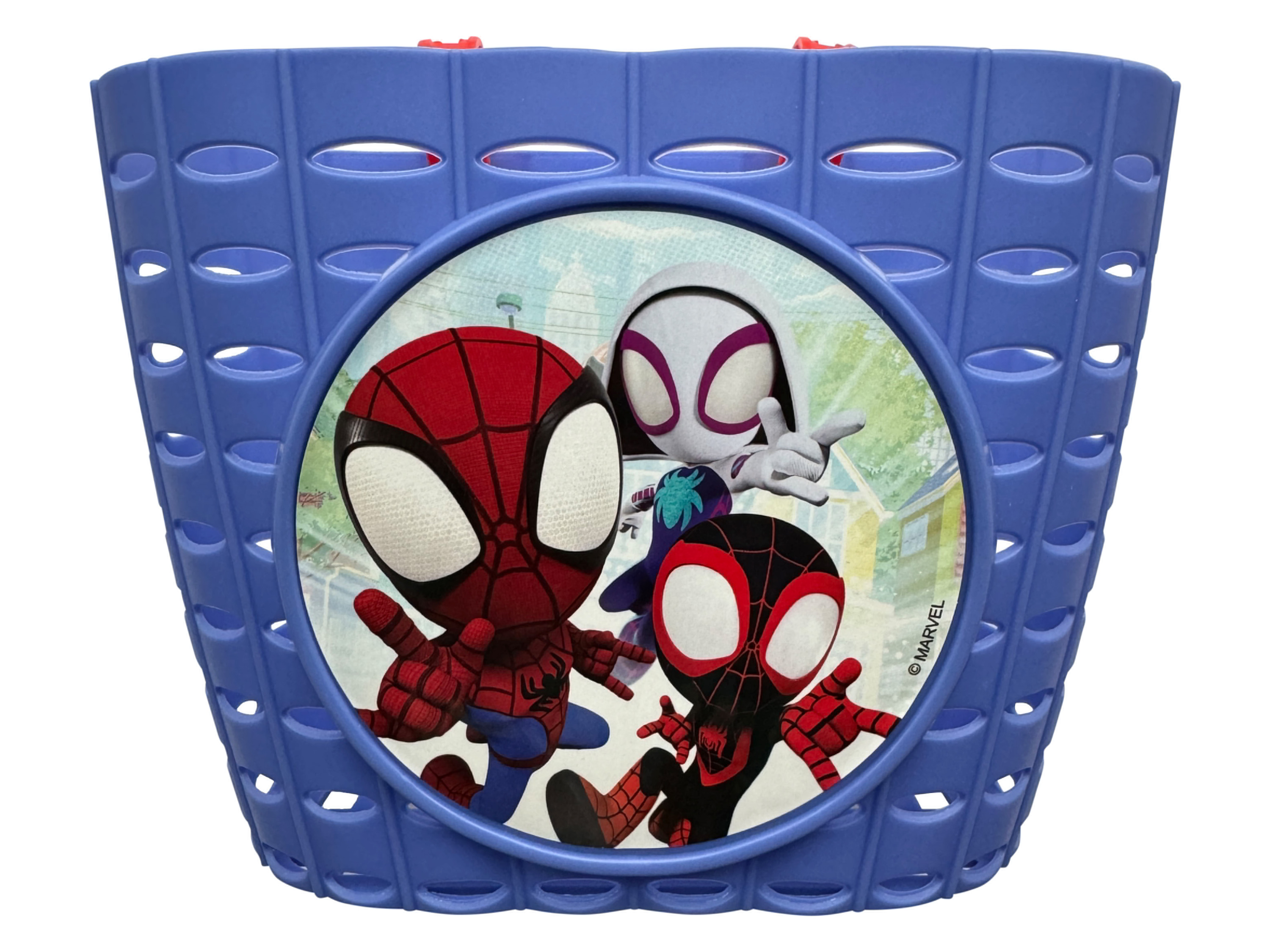 Koszyk rowerowy z dzwonkiem Disney Wzór Spidey