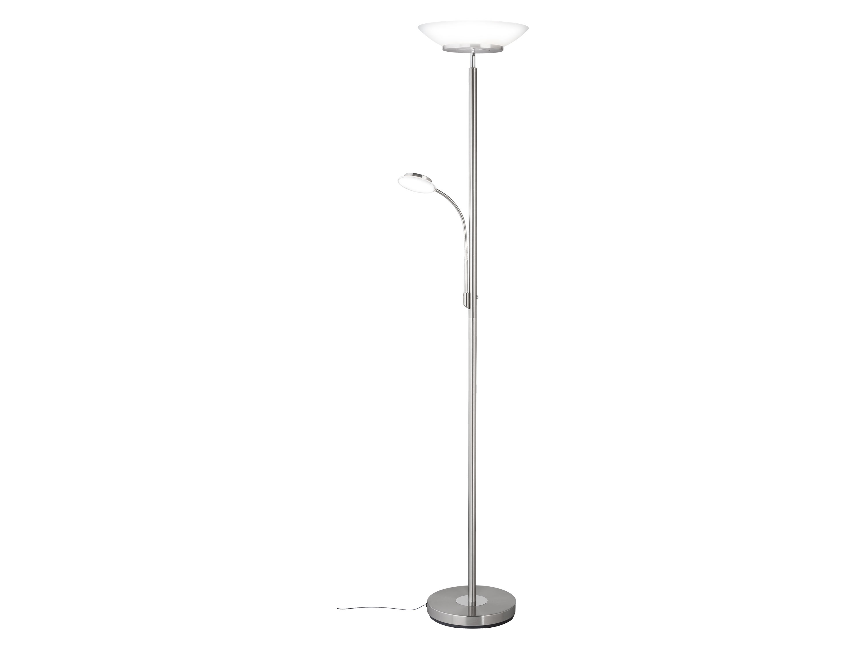 Livarno home Lampa podłogowa LED ze szklanym kloszem