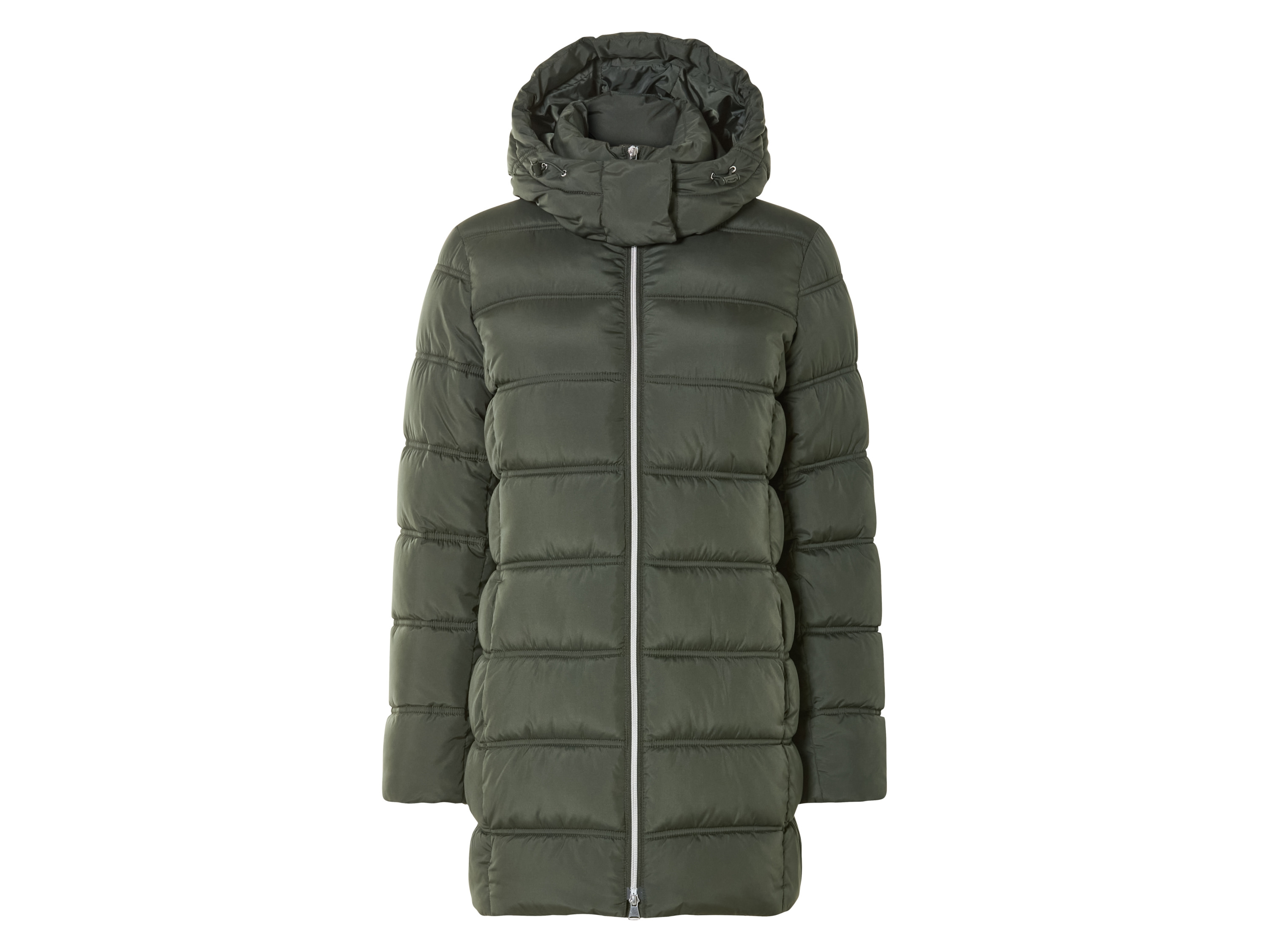 esmara Płaszcz pikowany termiczny damski Khaki, S 36-38