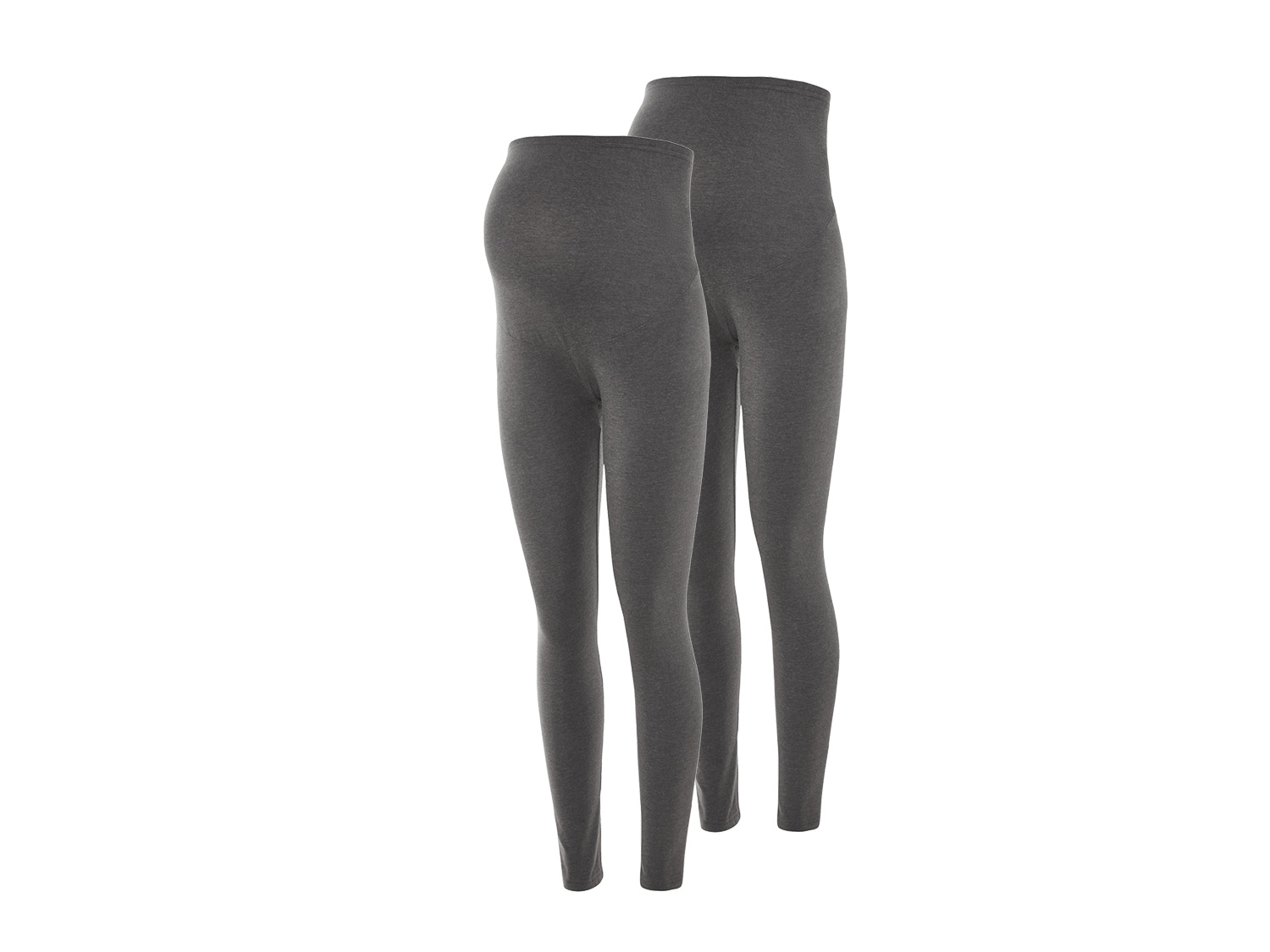 esmara Legginsy ciążowe damskie z bawełną organiczną Szary, L 44-46