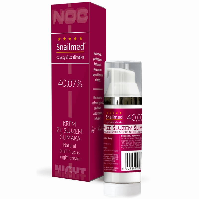 Snailmed Krem na noc ze śluzem ślimaka 30 ml