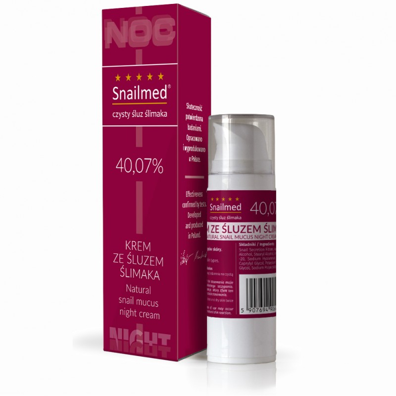 Snailmed Krem na noc ze śluzem ślimaka 50 ml