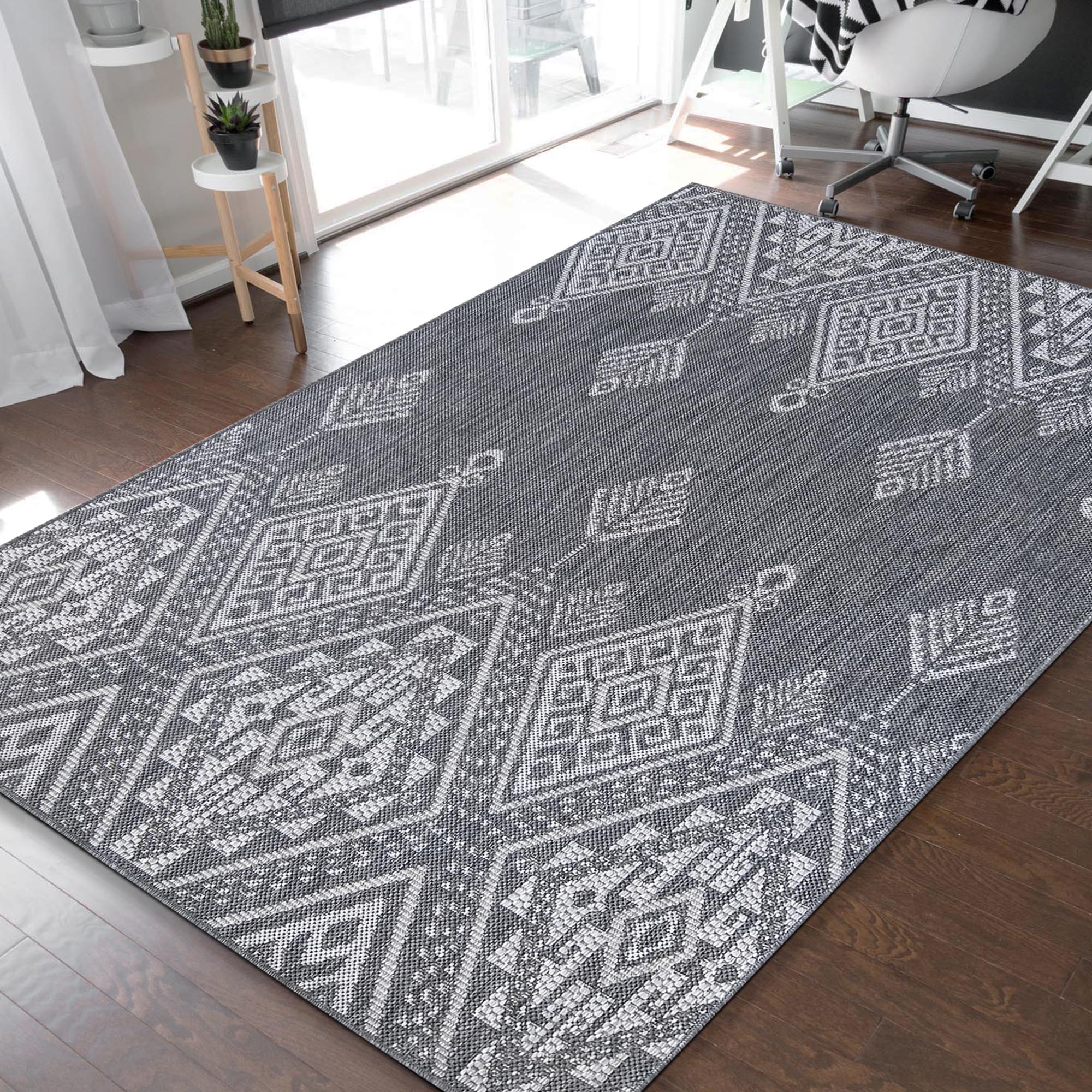 Dywan Sznurkowy OUTDOOR ZARA 13 Szary - 120 x 170 cm