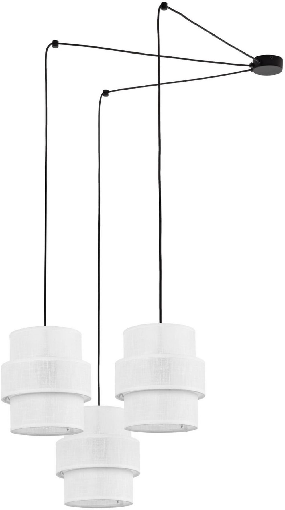 Darmowa Dostawa - Lampa wisząca 3x15 W biały TK Lighting Calisto 5975