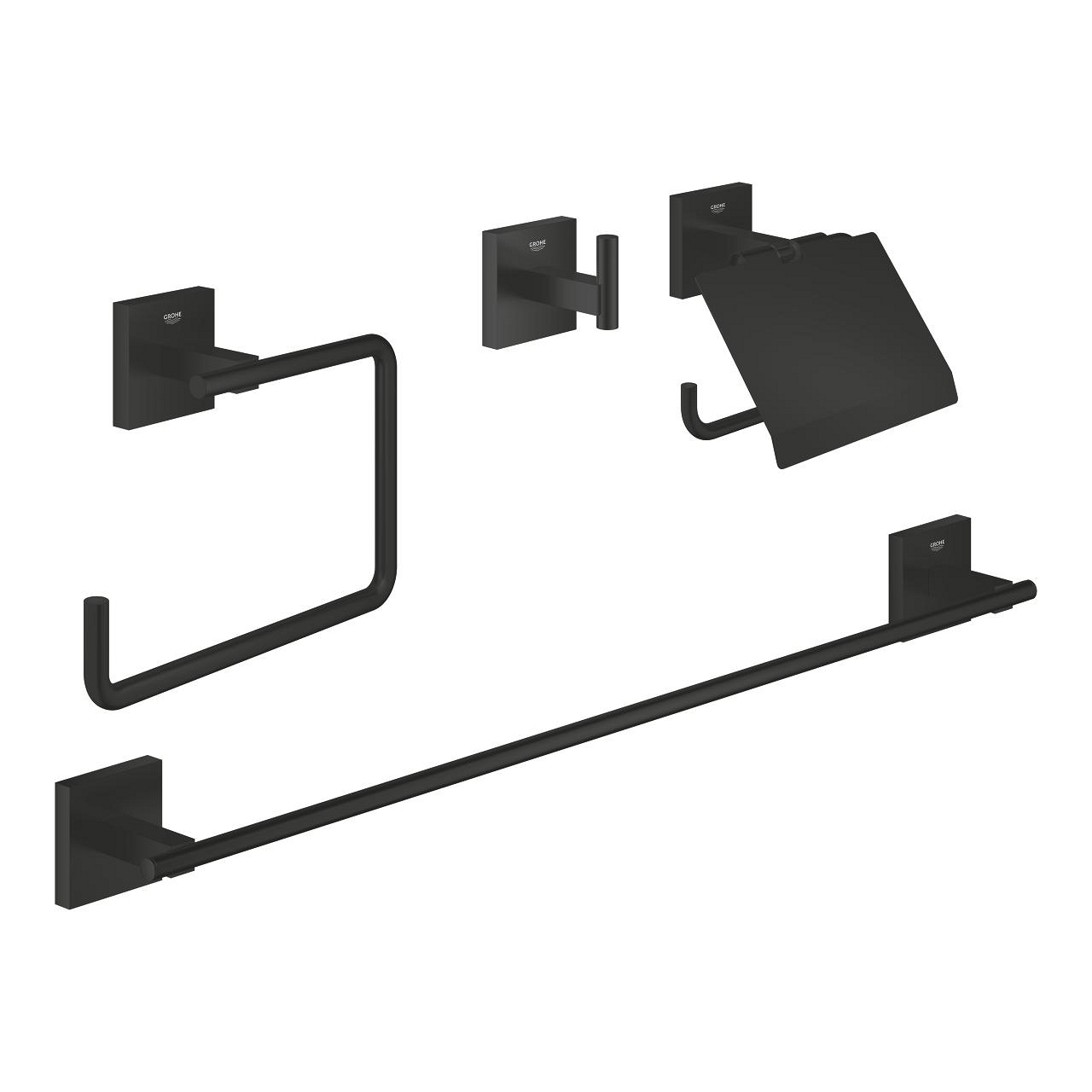 Darmowa Dostawa - Zestaw akcesoriów 4w1 czarny Grohe Start Cube 411152430