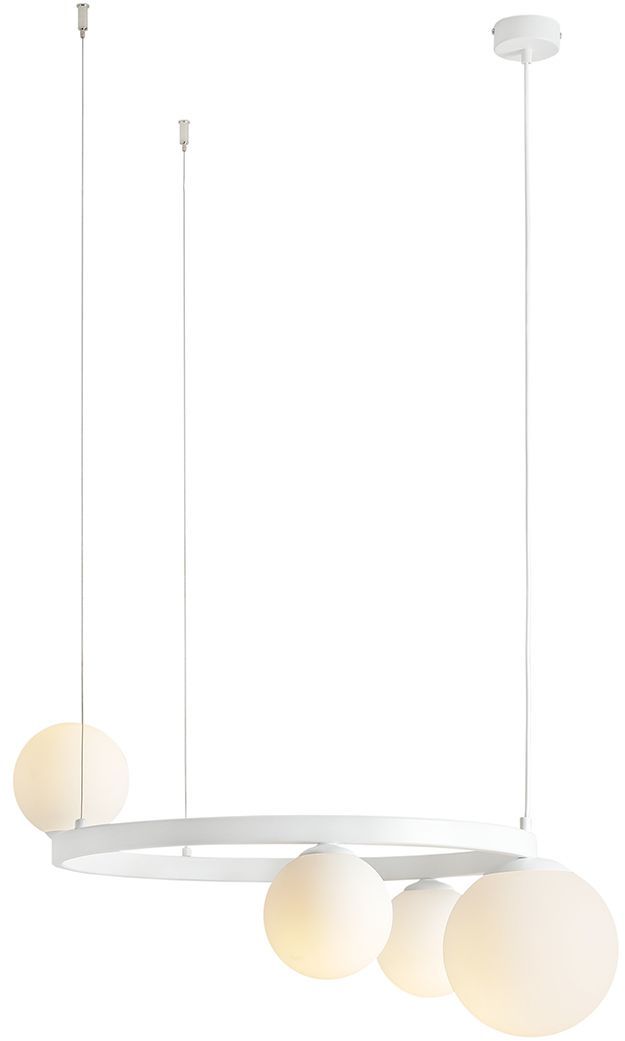 Darmowa Dostawa - Lampa wisząca biała Aldex Garda 1099LR