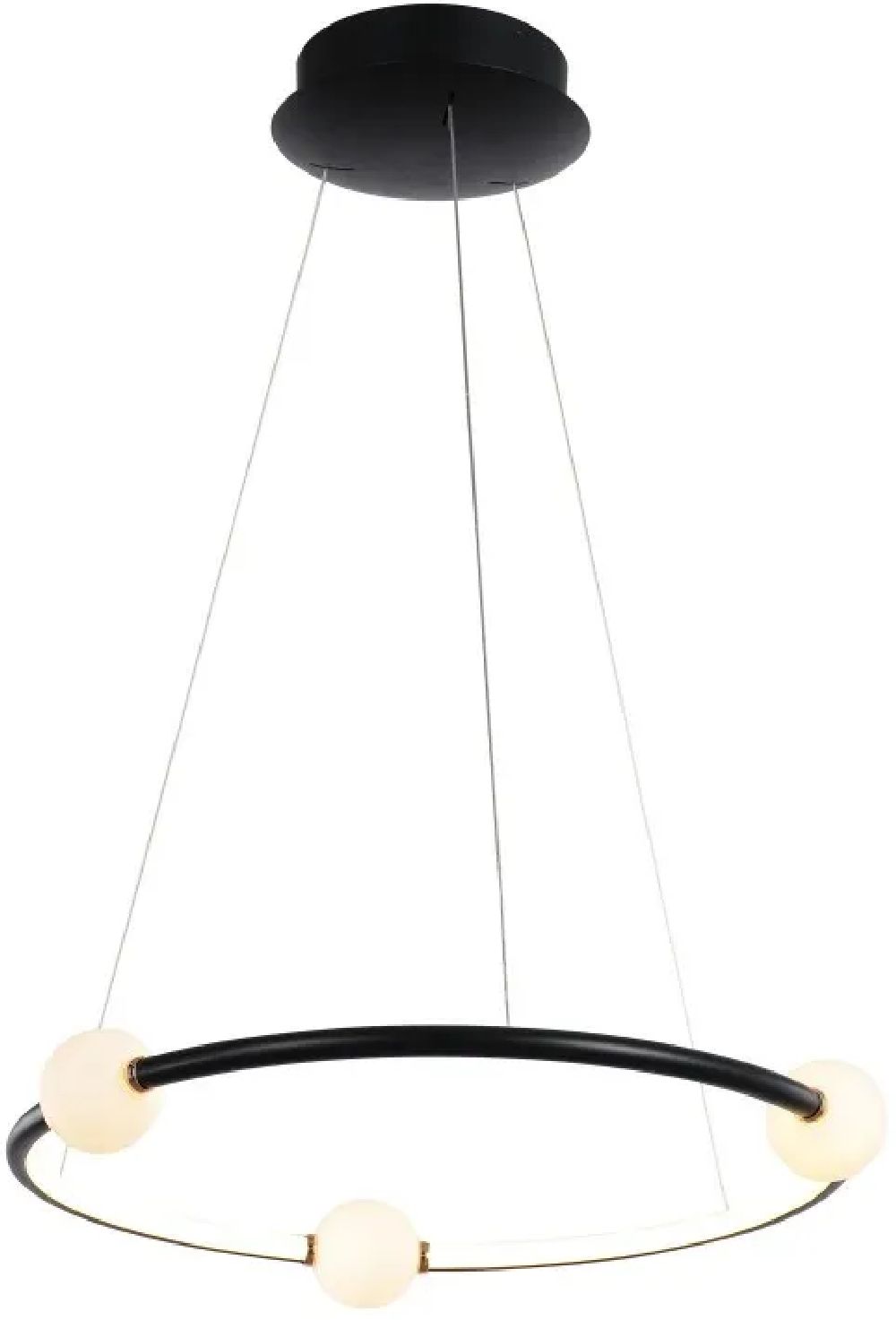 Darmowa Dostawa - Lampa wisząca 1x36 W czarna Italux Lozanna PND201120351ABL