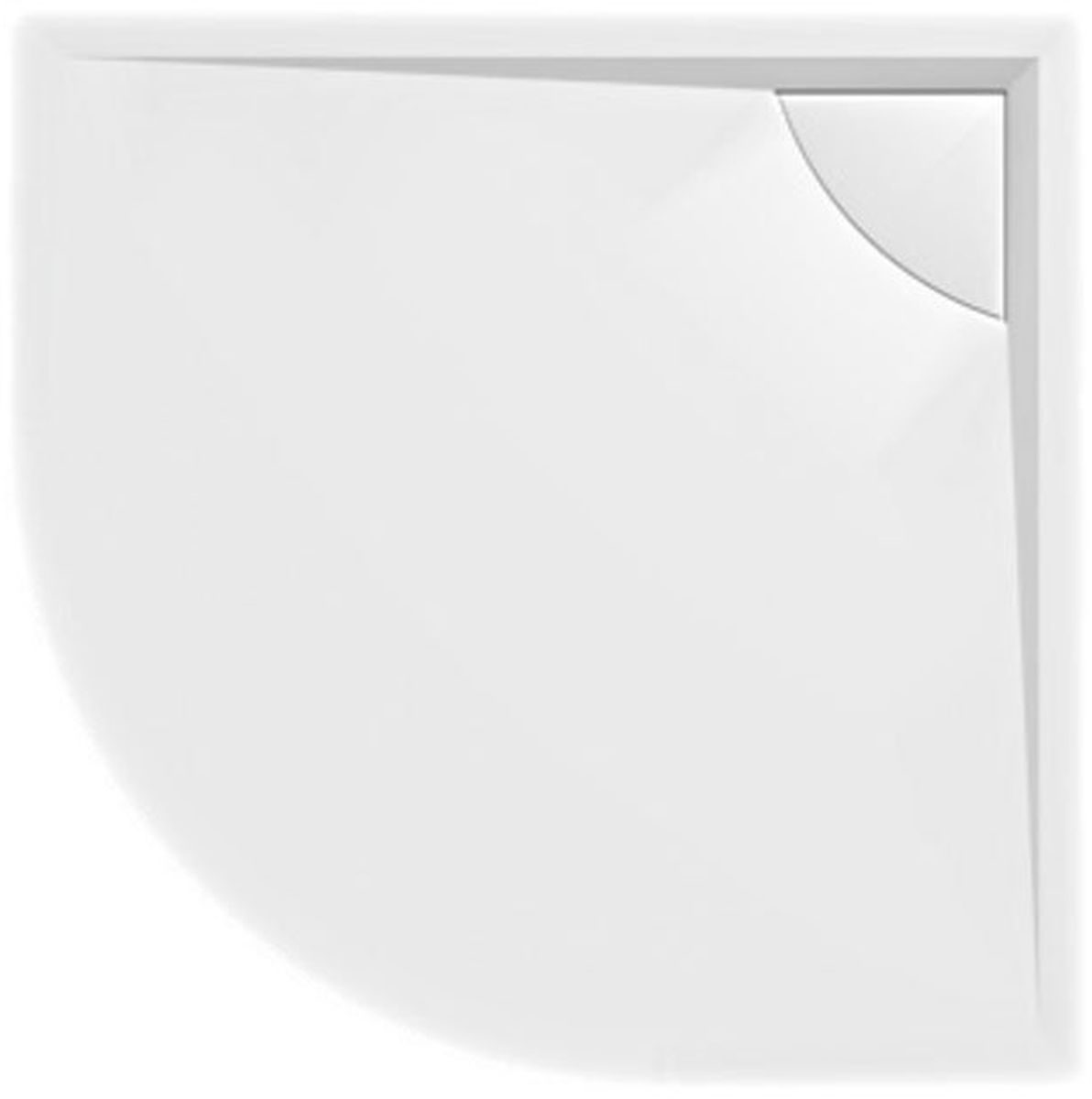 Darmowa Dostawa - Brodzik półokrągły 90x90 cm Polysan Lussa 71602