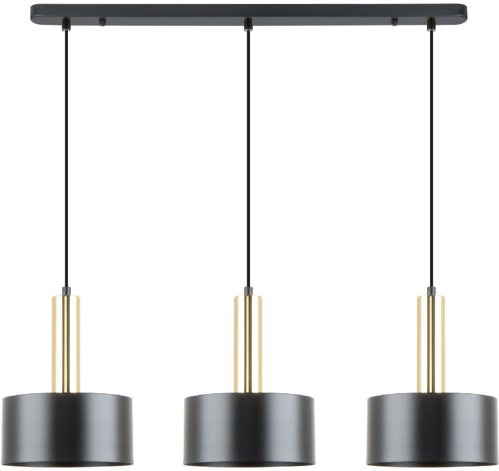 Darmowa Dostawa - Lampa wisząca 3x40 W czarna Zuma Line Leo A81333A