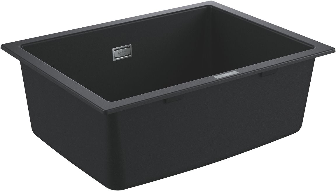 Darmowa Dostawa - Zlewozmywak granitowy 61x46 cm czarny Grohe K700 31655AP0