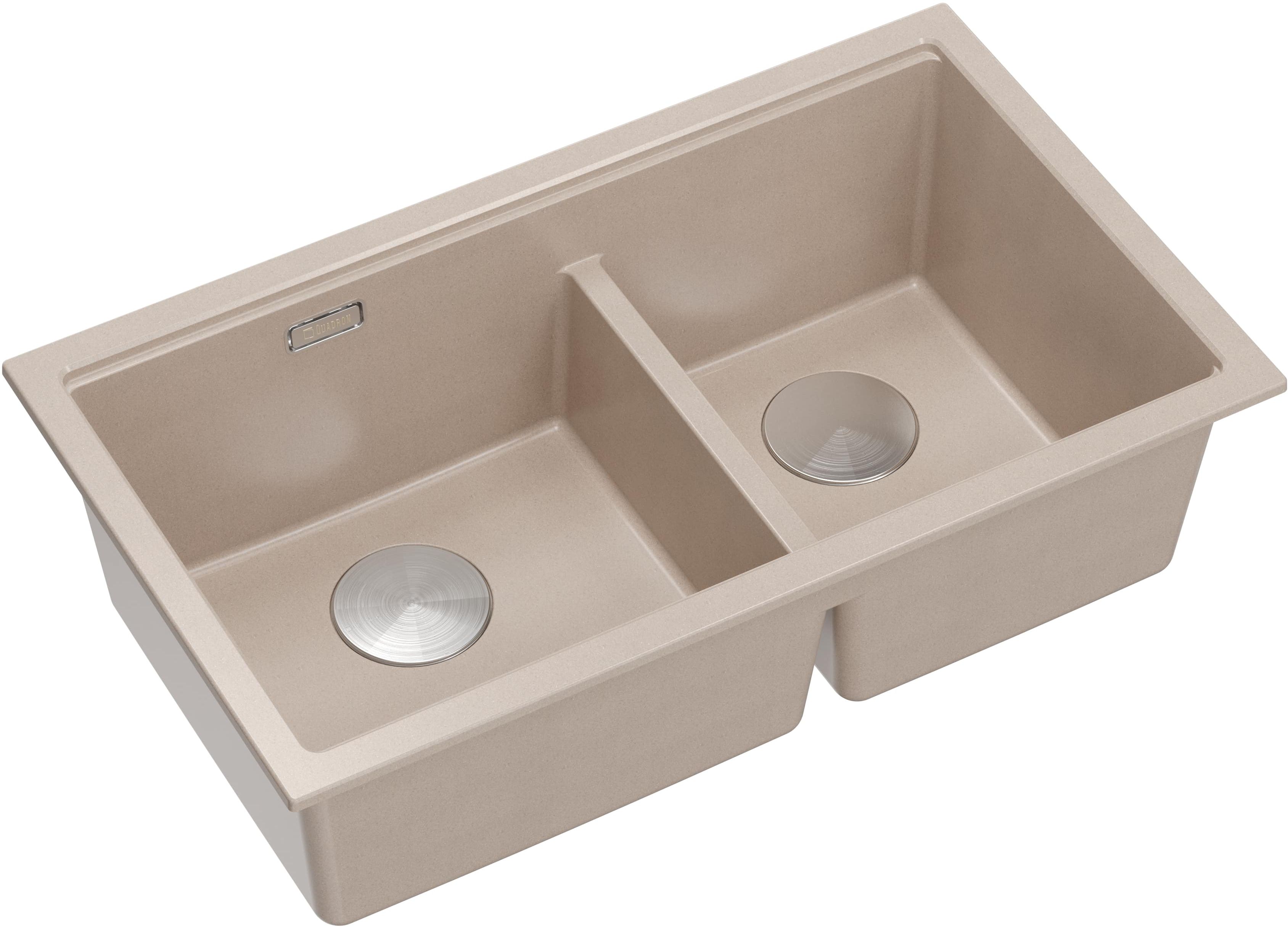 Darmowa Dostawa - Zlewozmywak GraniteQ 76x45 cm beżowy Quadron Logan HQL7645U2BSU