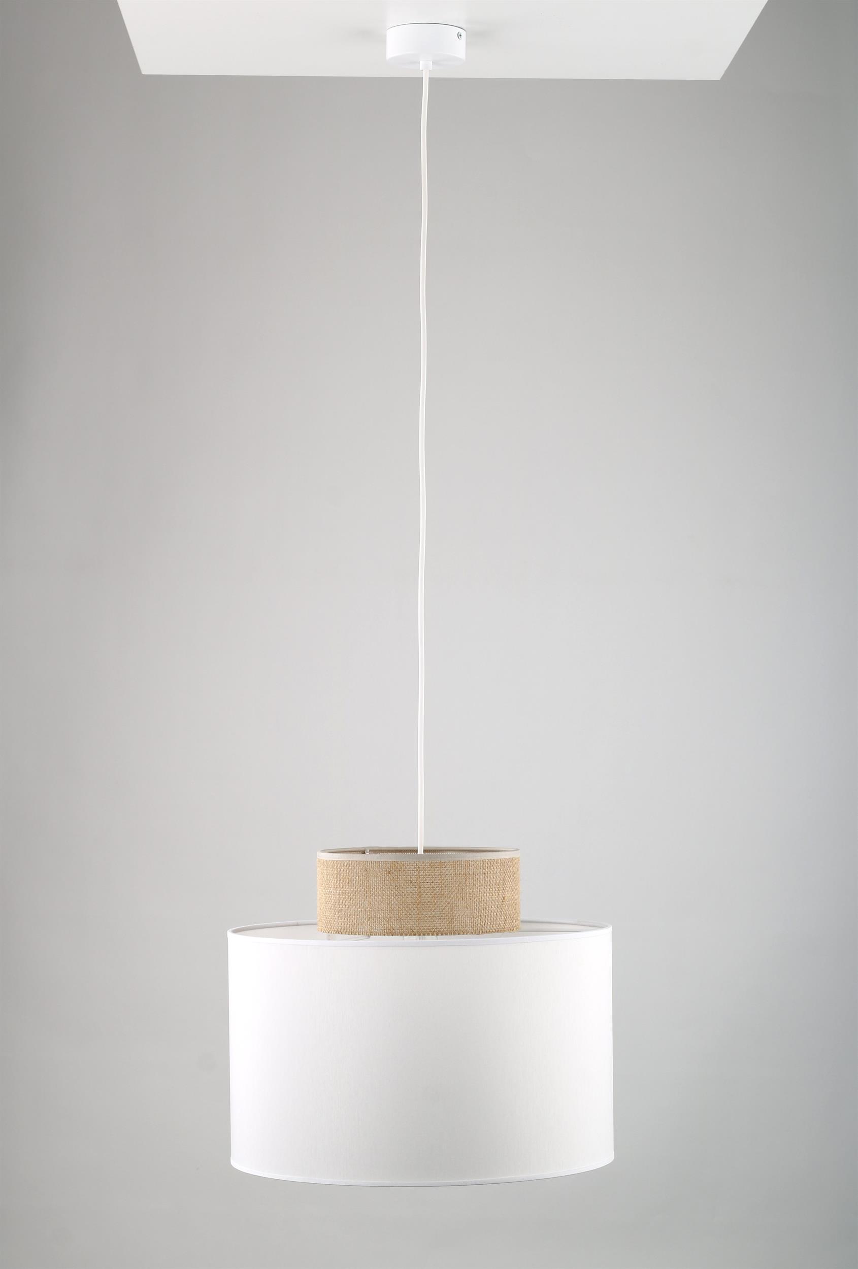 Darmowa Dostawa - Lampa wisząca 1x15 W biały TK Lighting Duo 1856