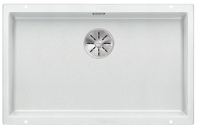 Darmowa Dostawa - Zlewozmywak granitowy 73x46 cm biały Blanco Subline 700-U 523446