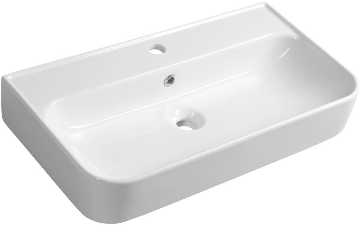 Darmowa Dostawa - Umywalka 70x38 cm prostokątna ścienna-nablatowa biała Isvea Sistema 10PL53070