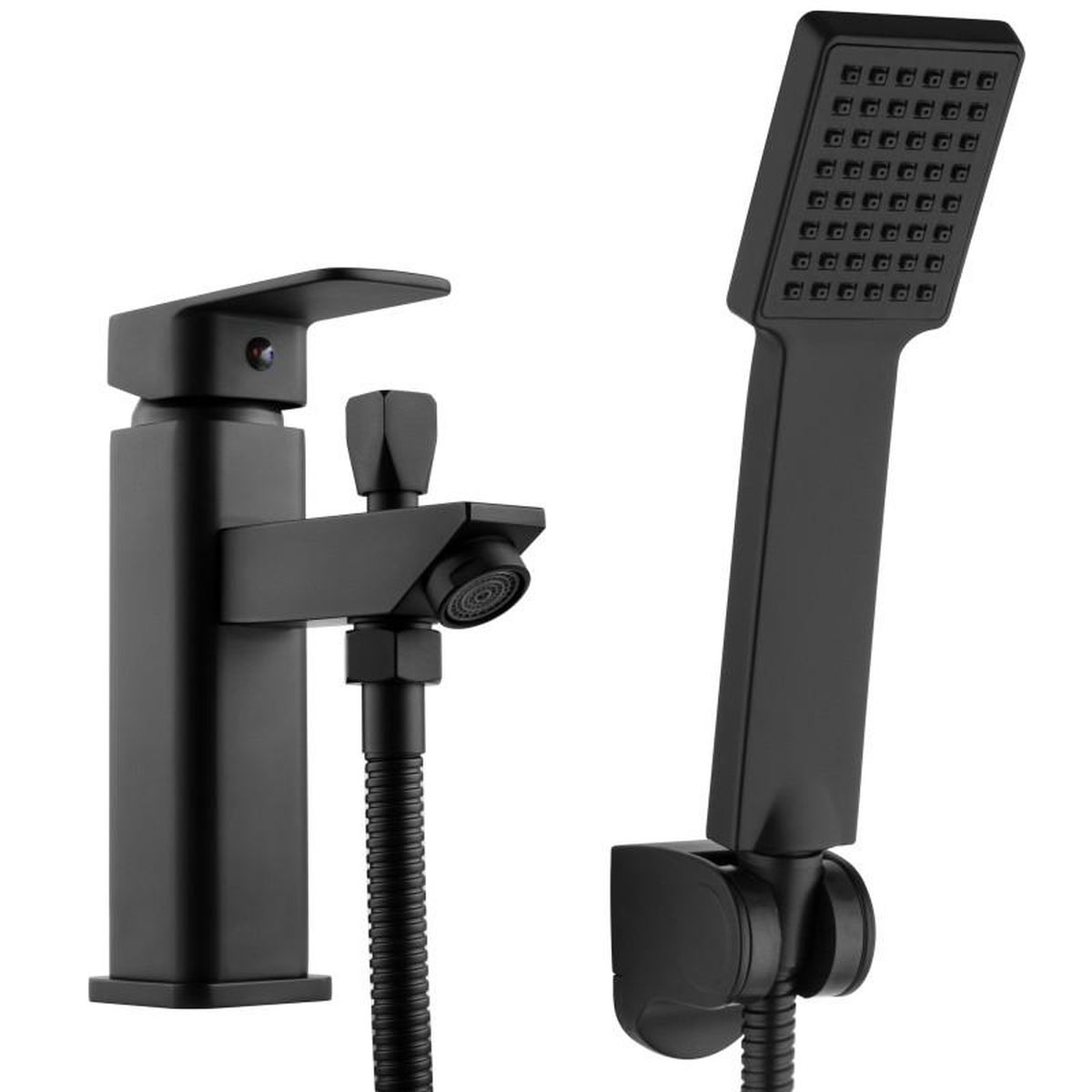 Darmowa Dostawa - Bateria wannowo-prysznicowa nawannowa czarny YokaHome Lucco BWLUCCOBLK