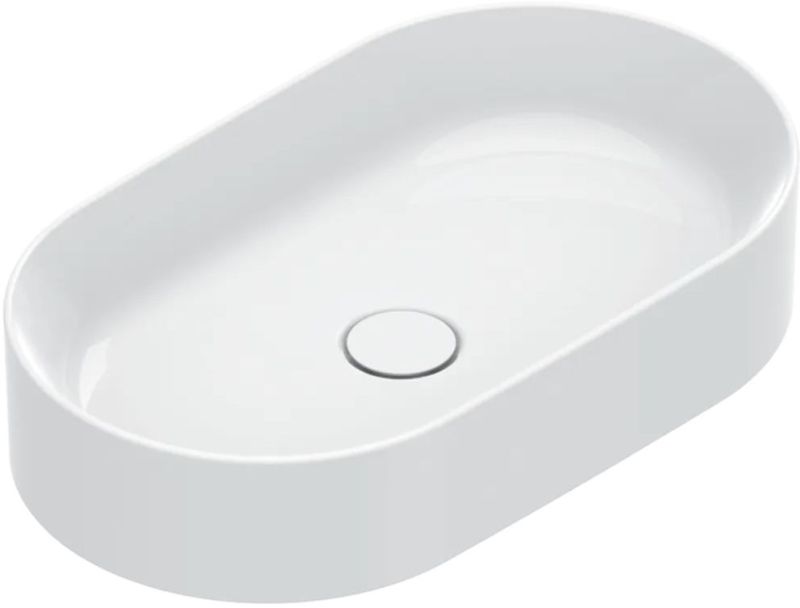 Darmowa Dostawa - Umywalka 50x35 cm owalna nablatowa biała Catalano Zero 0122500001