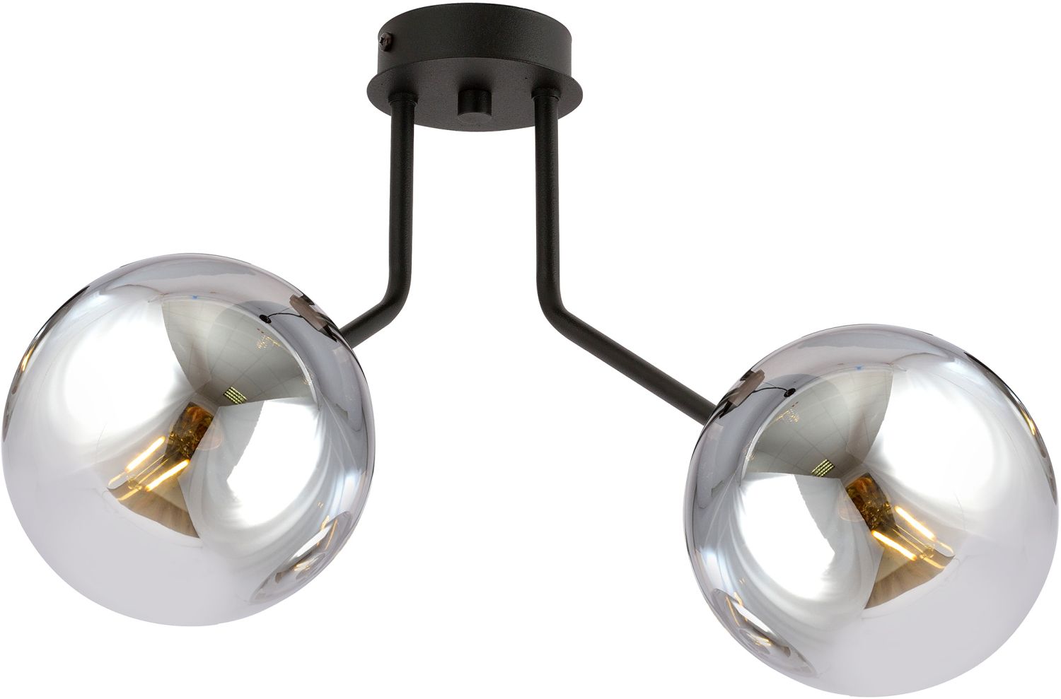 Darmowa Dostawa - Lampa podsufitowa 2x10 W czarna-grafitowa Emibig Nova 11402