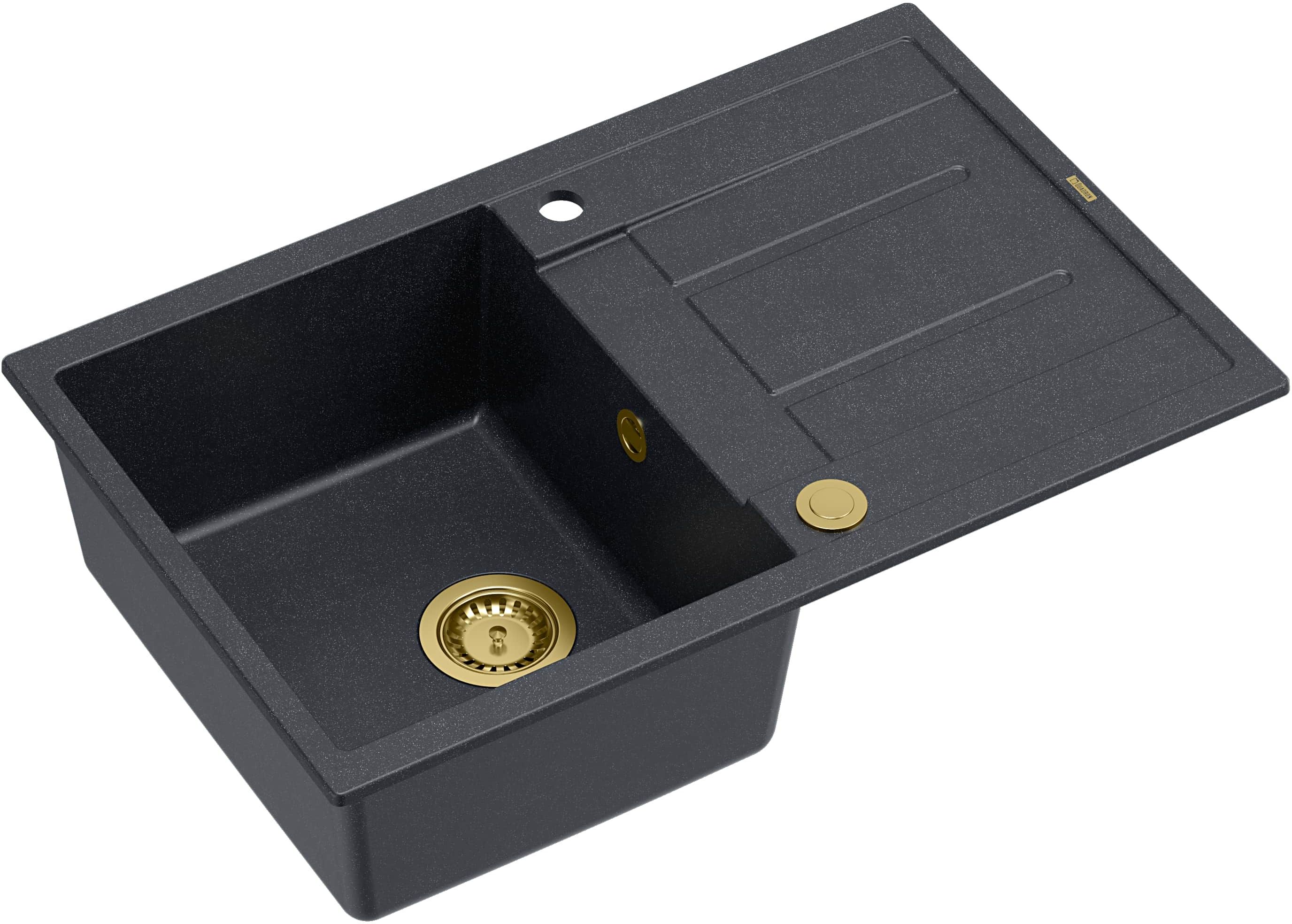 Darmowa Dostawa - Zlewozmywak GraniteQ 78x50 cm Quadron Morgan HB8203U8G1P2O