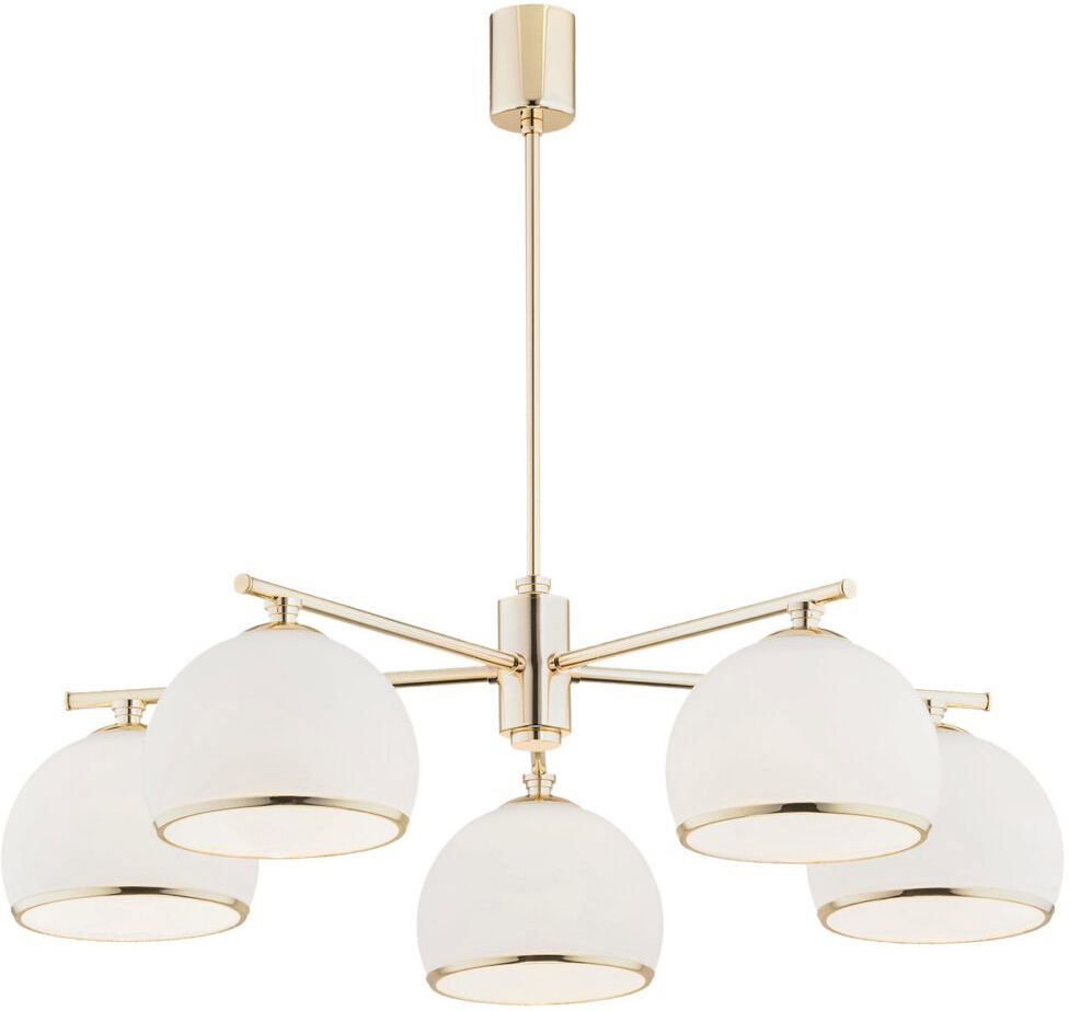 Darmowa Dostawa - Lampa podsufitowa 5x15 W mosiądz Argon Marbella 2088
