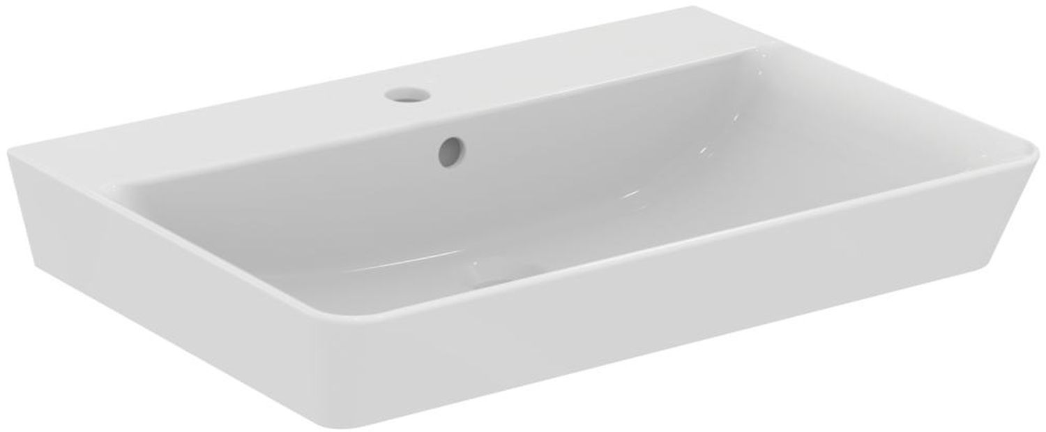 Darmowa Dostawa - Umywalka 65x46 cm prostokątna ścienna-meblowa biała Ideal Standard Connect Air E074101