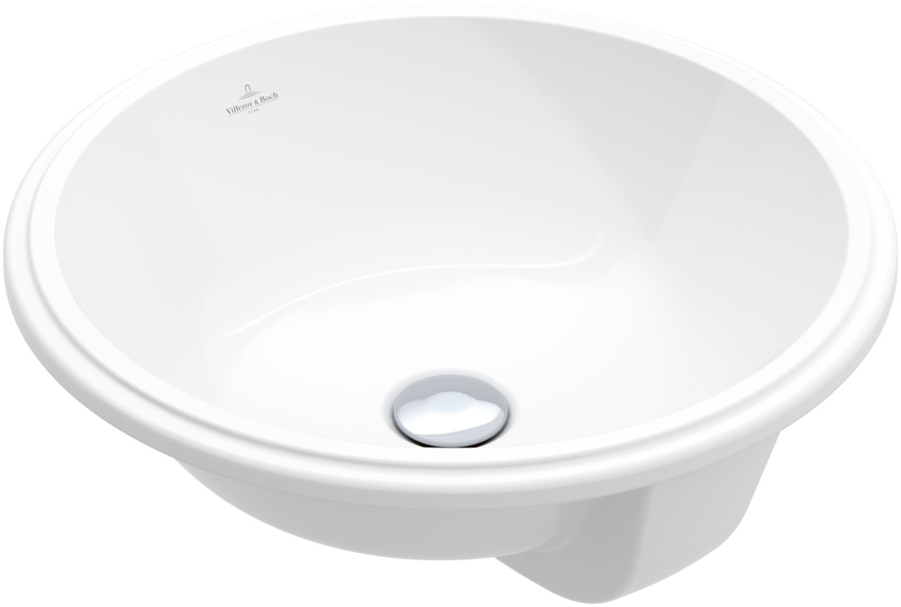 Darmowa Dostawa - Umywalka 40x40 cm okrągła podblatowa biała Villeroy & Boch Architectura 5A7545R1