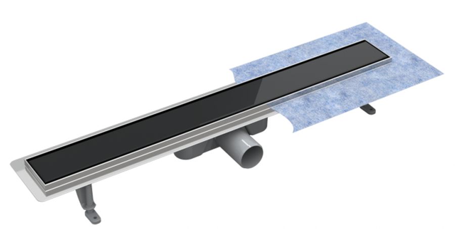 Darmowa Dostawa - Odpływ prysznicowy 80 cm Besco Virgo Black OL80VBL