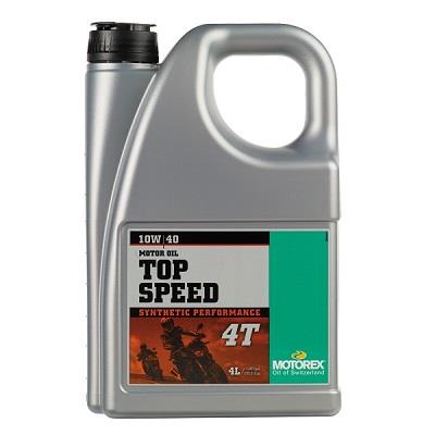 MOTOREX TOP SPEED 10W40 4T 4L SYNTETYK - Petrostar