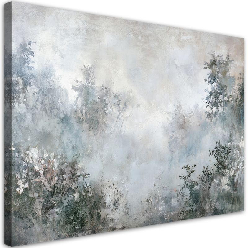 Obraz do salonu sypialni Feeby Drzewa Rośliny Mgła Boho 90x60 cm 1szt