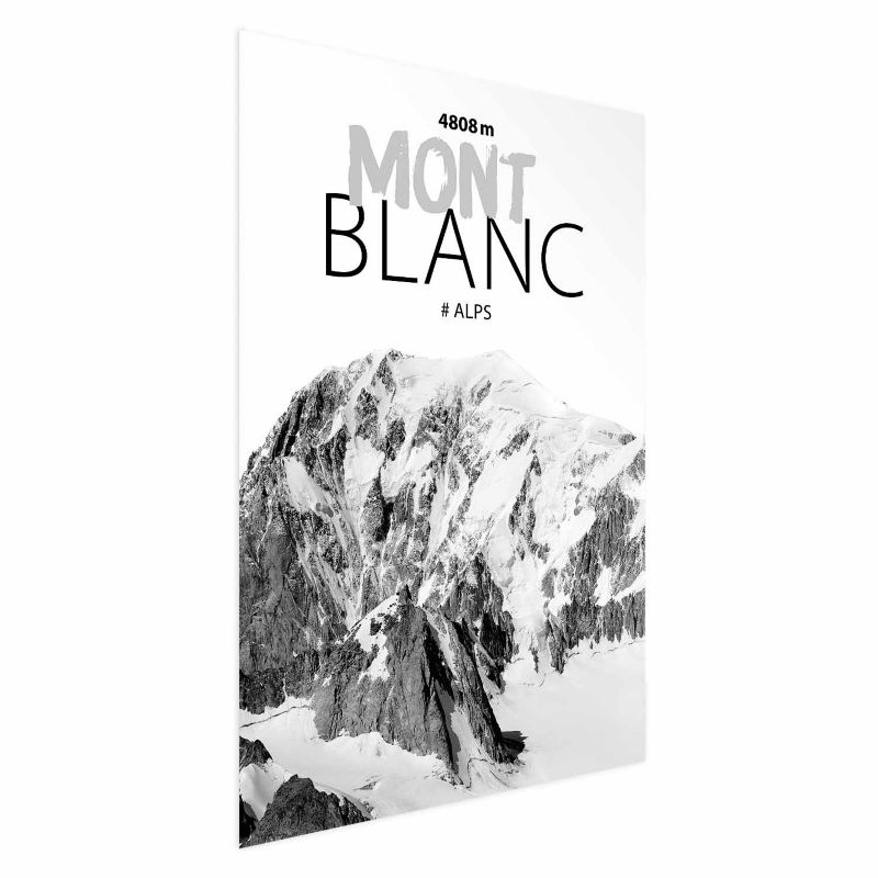 Plakat Artgeist Mont Blanc 29,7x42 cm bez ramy 1 szt