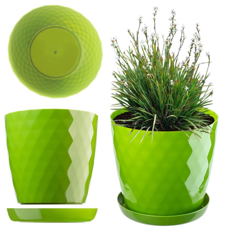 Doniczka KADAX Osłonka Z Podstawką Donica 20cm 9x Kolor 1szt.