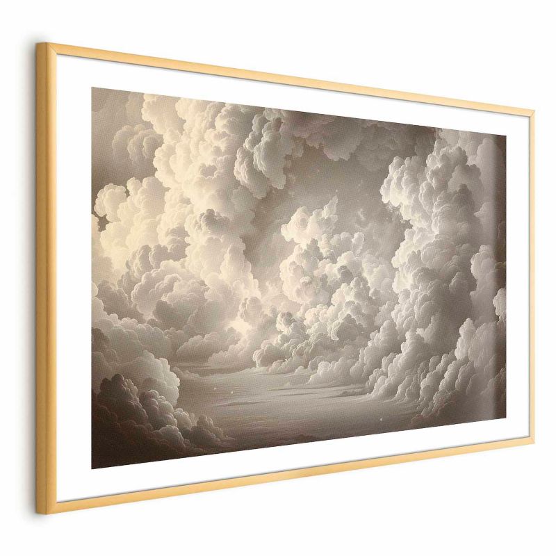 Plakat Artgeist Miękka gra światła 30x21 cm z ramą złotą 1 szt