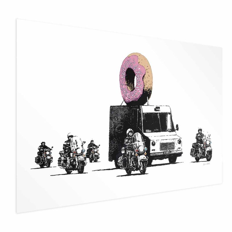 Plakat Artgeist Pączkowa policja 30x21 cm bez ramy 1 szt