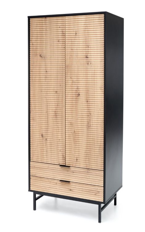 Szafa Halmar MURANO S-1 dąb artisan/czarna 1 szt