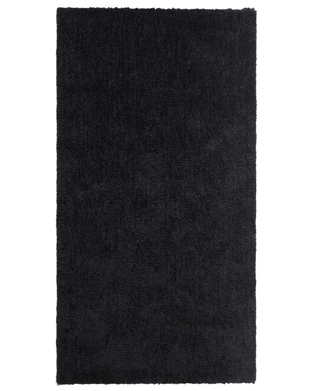 Dywan shaggy 80 x 150 cm czarny Demre 1 szt.