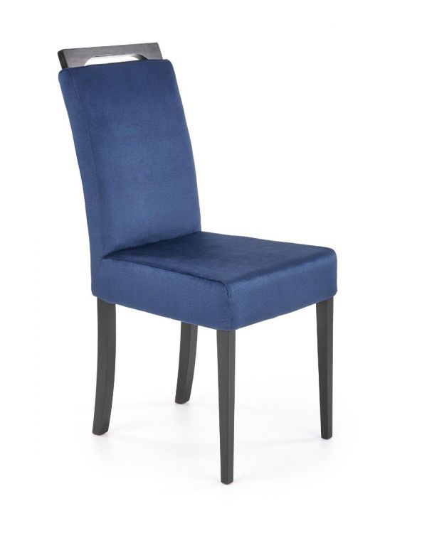 Krzesło Halmar tapicerowane CLARION 2 VELVET granatowe 1 szt