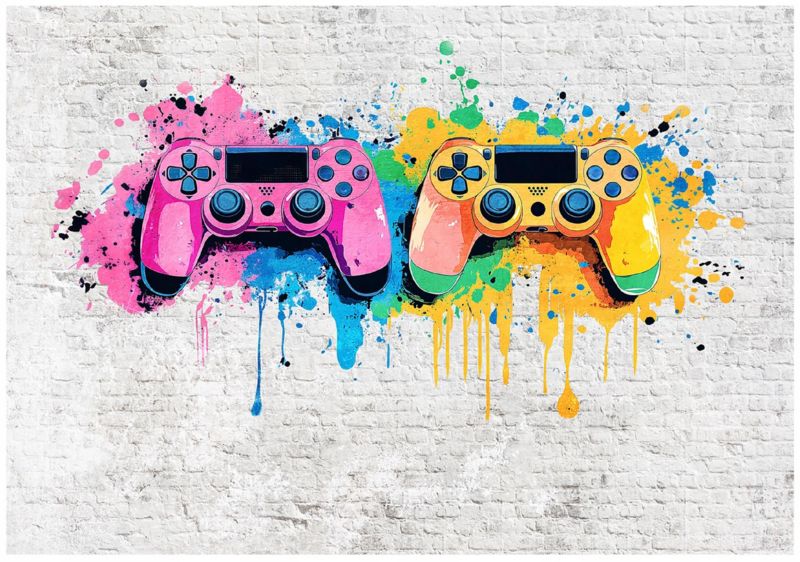 Fototapeta Dla Dzieci Młodzieżowa Gaming WALLARENA 250x175 cm Tapeta Na Flizelinie 1 szt.