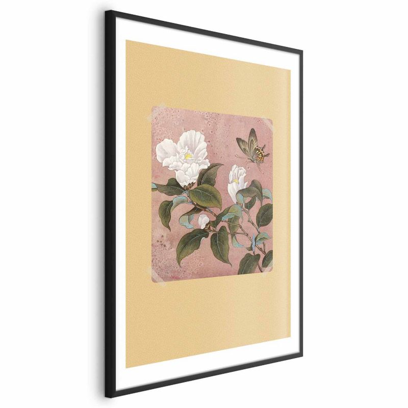 Plakat Artgeist Kwiat azalii 21x30 cm z ramą czarną 1 szt