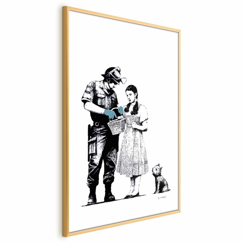 Plakat Artgeist Dorotka 40x60 cm z ramą złotą 1 szt