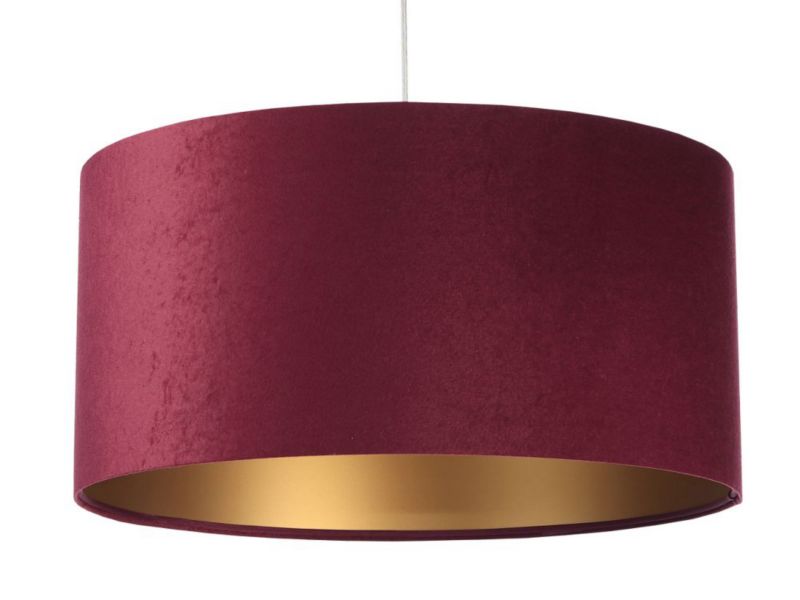 Lampa Bps Koncept wisząca HOME 50 bordowa/złota 1 szt